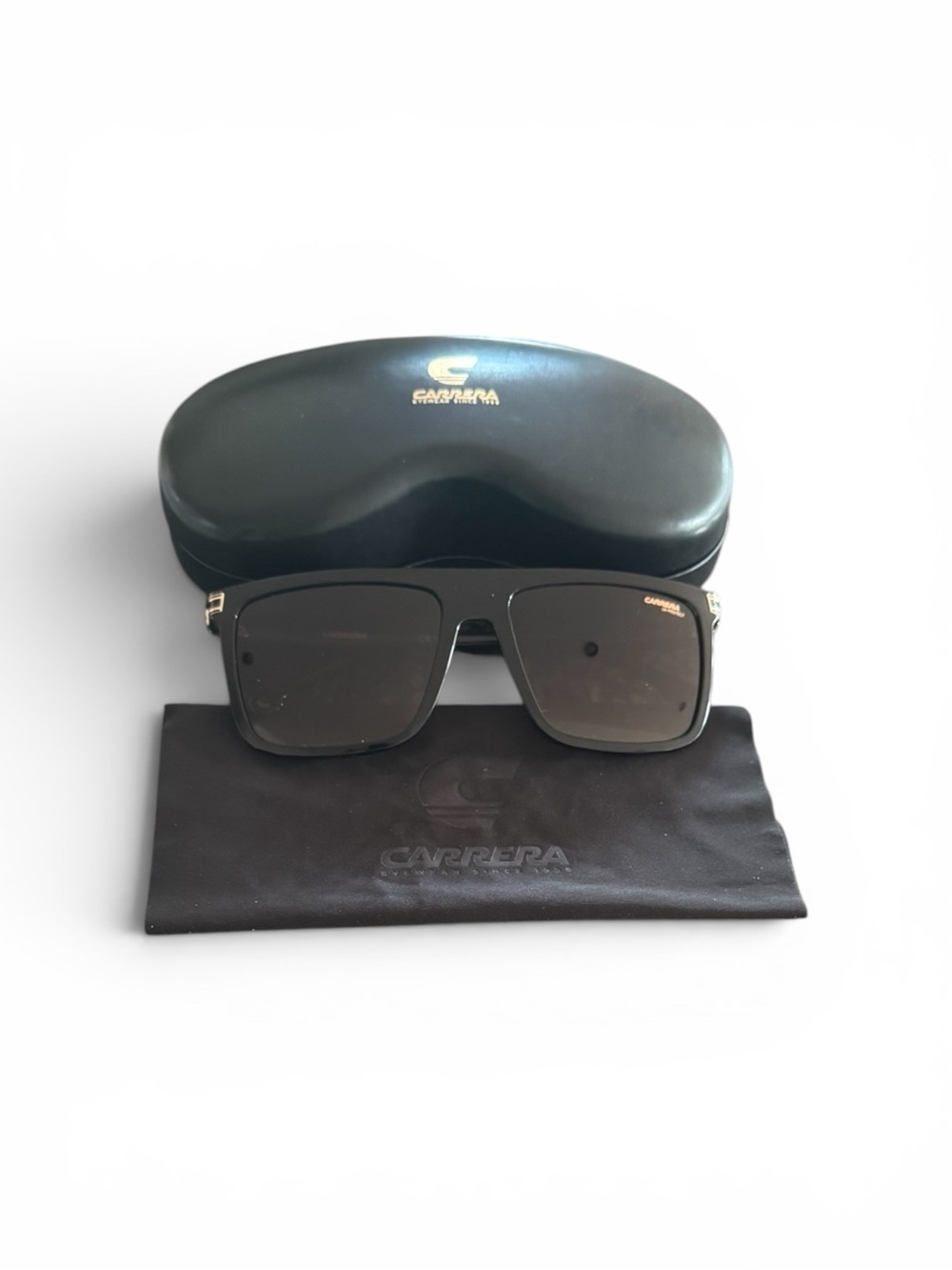 Carrera Black Sunglasses with Dark Lenses
